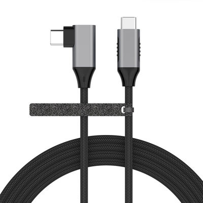 comprar Cabo de carregamento de dados USB C ângulo direito PD240W Cabo USB tipo C Fabricação em linha