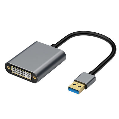 Buy 60Hz USB 3.0 Graphics HUB Adapter For USB-A/M To DVI/F 1080p Video Resolution online manufacture