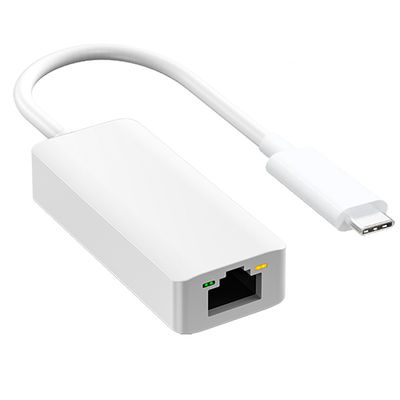 comprar Adaptador Gigabit USB C a Lan para Teléfono Portátil Plástico ABS Color Blanco Fabricación en línea