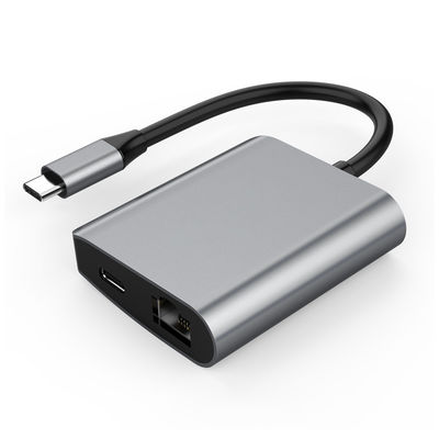 kaufen USB C 3.2 Gen1 Netzwerkadapter-Splitter mit PD 100W Ladegerät Hersteller China OEM Online-Herstellung
