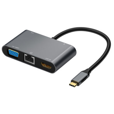 comprare Stazione di docking USB3.2 Gen2 con doppia uscita video HDMI 4K VGA Adattatore video HD per 2 monitor fabbricazione online
