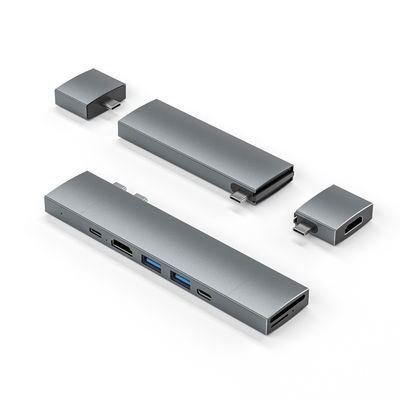 Buy 8 In 2 MultiPort Dual HDMI HUB For MacBook Air Pro online manufacture
