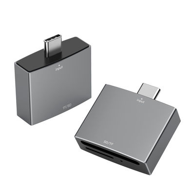 comprar Lector de tarjetas 2 en 1 USB C portátil UHS-I para iPad Pro y tarjetas SD y MicroSD Fabricación en línea