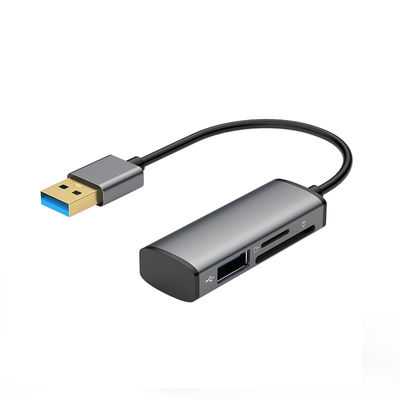 Buy USB A OTG Hub Card Reader With Extension Cable Adapter For SD Micro SD Memory Card online manufacture