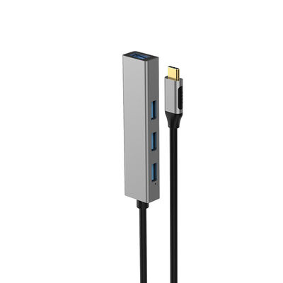 Buy 4 Port USB Type C 3.0 USB HUB With Extension USB Cable online manufacture