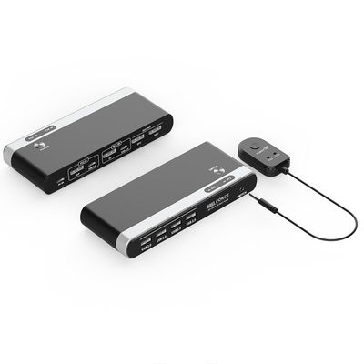 खरीदें KVM स्विच USB C डुअल मॉनिटर आउटपुट डिस्प्लेपोर्ट 4 पोर्ट USB 2.0 HUB के साथ ऑनलाइन निर्माण