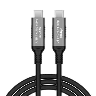 comprar Cabo USB 4 Ativo para Transmissão de Vídeo USB C Fornecedor de Grau Industrial com Latência Zero Fabricação em linha