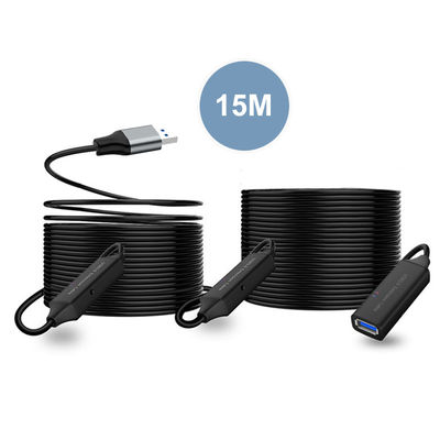 comprar Cabo Repetidor USB Ativo 3A de Alta Velocidade Com Amplificador de Sinal Comprimento 15 Metros Fabricação em linha