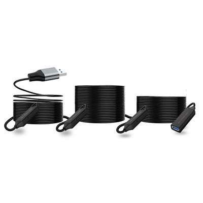 comprar Cabo Repetidor USB 3.0 Ativo Com Quatro Amplificadores de Sinal Comprimento de 20 Metros Fabricação em linha