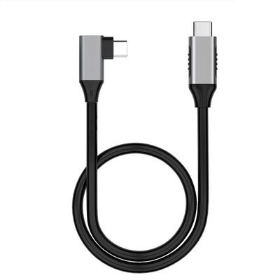 comprar Cabo USB3.2 Gen2 de 90 Graus Tipo C Macho para Macho para Carregamento de iPhone e Extensão de Vídeo Fabricação em linha