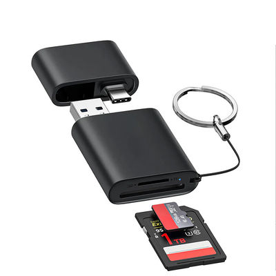 Buy USB 3.0 Type A Type C Card Reader With USB C OTG Adapter online manufacture