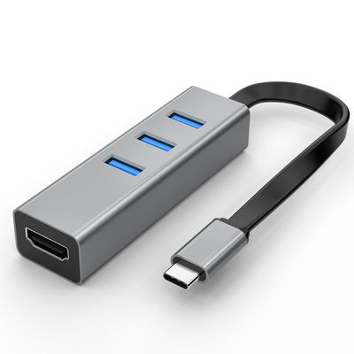comprar Cable USB C flexible de expansión USB A HUB y 4K Video HDMI USB Hub Servicio OEM Fabricación en línea
